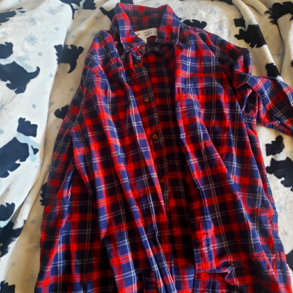 Old Navy Plaid Button Up